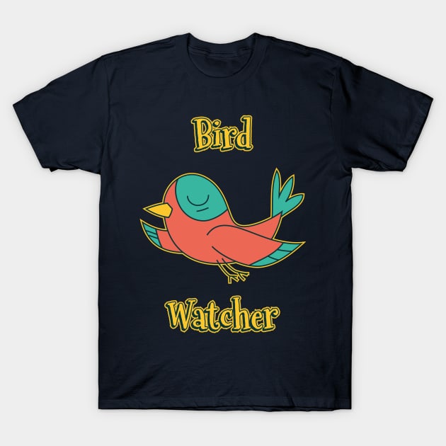 Bird Watcher T-Shirt by bluerockproducts